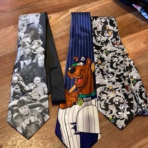 3pc men’s character ties